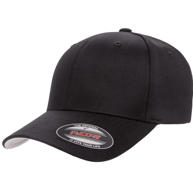 Store Gorra Flexfit Negra 6277 Curva Cerrado